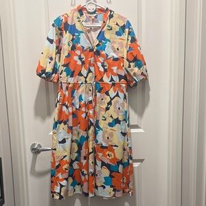 Seven7 Vibrant Floral Midi Dress